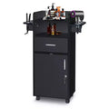 Karl Home Beauty Storage Trolley Salon Cart Black