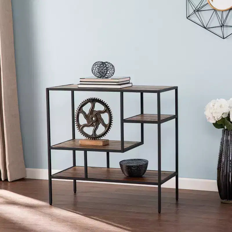 Étagère en bois recyclé - Naturel - SEI