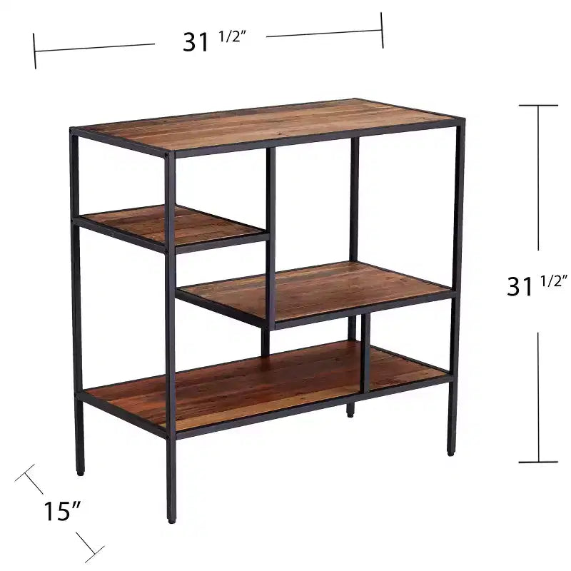 Étagère en bois recyclé - Naturel - SEI