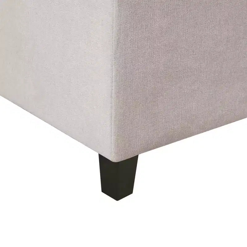 Banc de rangement multifonctionnel avec pouf rembourré à boutons capitonnés, tabouret repose-pieds, banc de lit, fermeture douce pour canapé, chambre, entrée