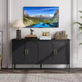 GustoWave 59 Modern Sideboard with Storage, 4 Doors and Adjustable Shelves, Coffee Bar Cabinet