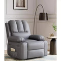 Oversized Recliner with Heat & Massage - 360 Swivel Lazy Chair for Adults, Manual Rocking with Remote, for Living Rooms, Bedrooms