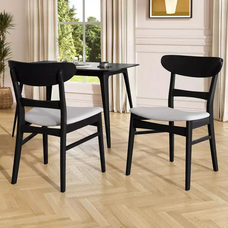 Chaises de salle à manger modernes du milieu du siècle, lot de 2, rondes, rembourrées avec dossier incurvé et pieds en métal, chaises d'appoint en bouclé pour cuisine et salle à manger