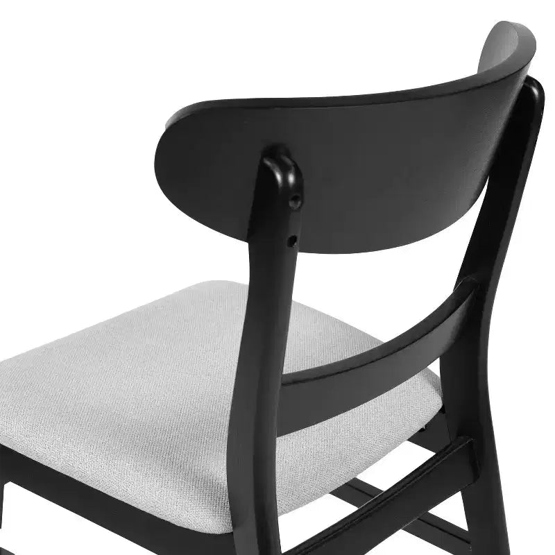 Chaises de salle à manger modernes du milieu du siècle, lot de 2, rondes, rembourrées avec dossier incurvé et pieds en métal, chaises d'appoint en bouclé pour cuisine et salle à manger