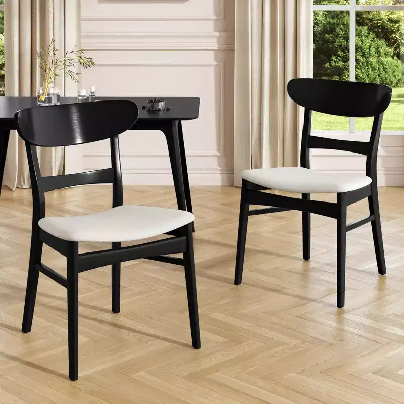 Chaises de salle à manger modernes du milieu du siècle, lot de 2, rondes, rembourrées avec dossier incurvé et pieds en métal, chaises d'appoint en bouclé pour cuisine et salle à manger