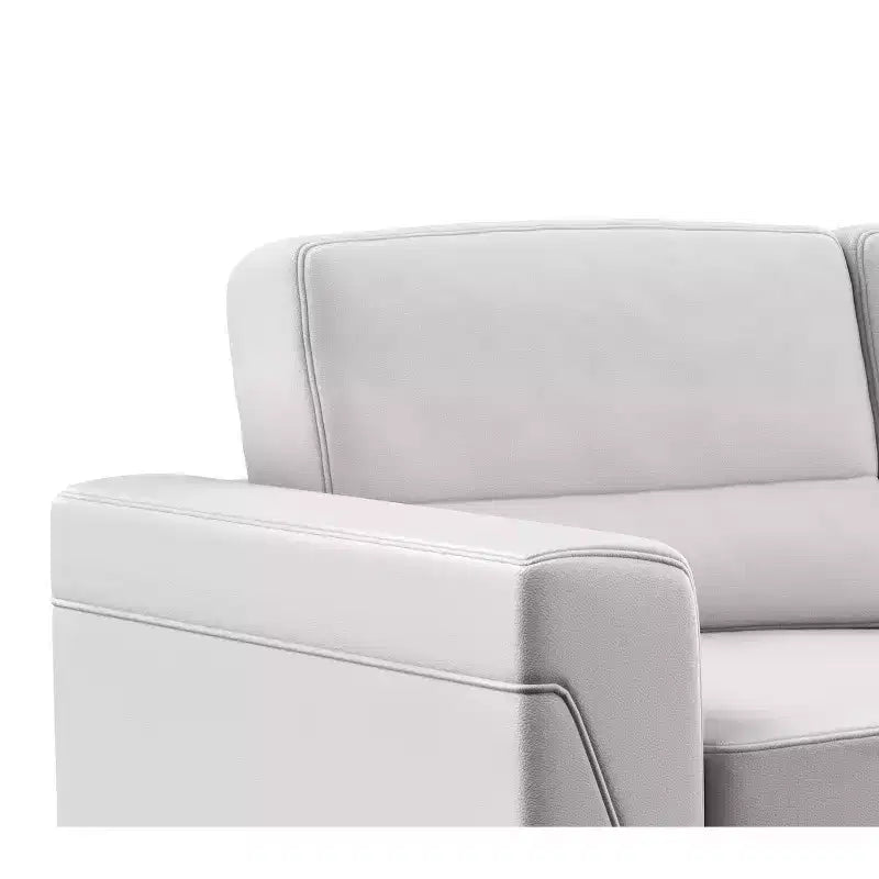 Causeuse gris clair en PVC